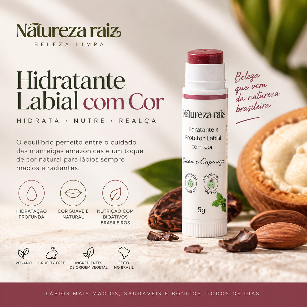 Hidratante Labial com Cor