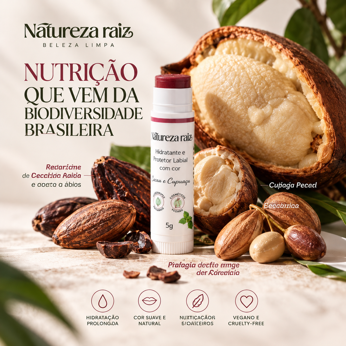 Hidratante Labial com Cor