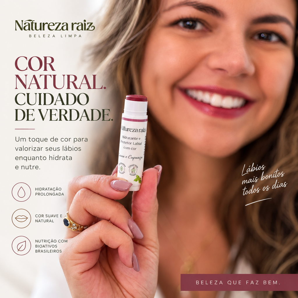 Hidratante Labial com Cor