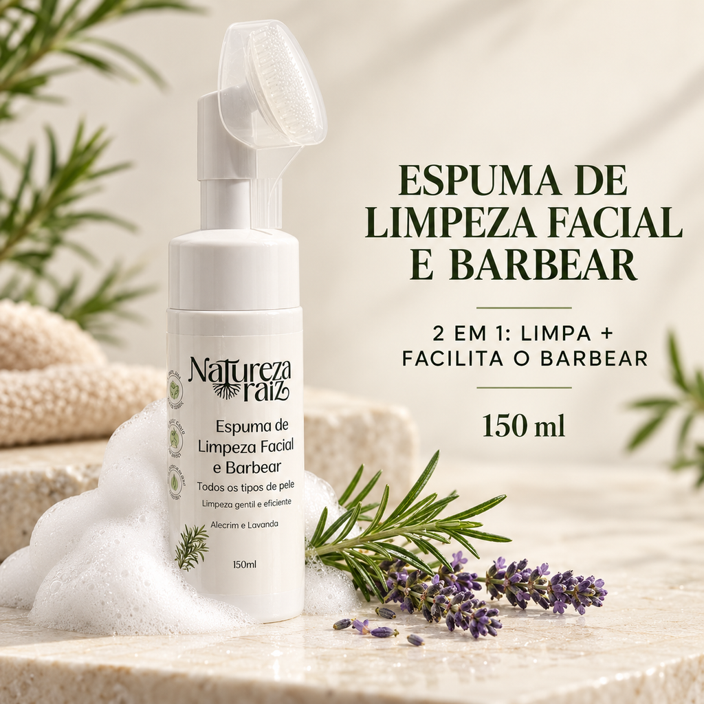 Facial Cleansing and Shaving Foam