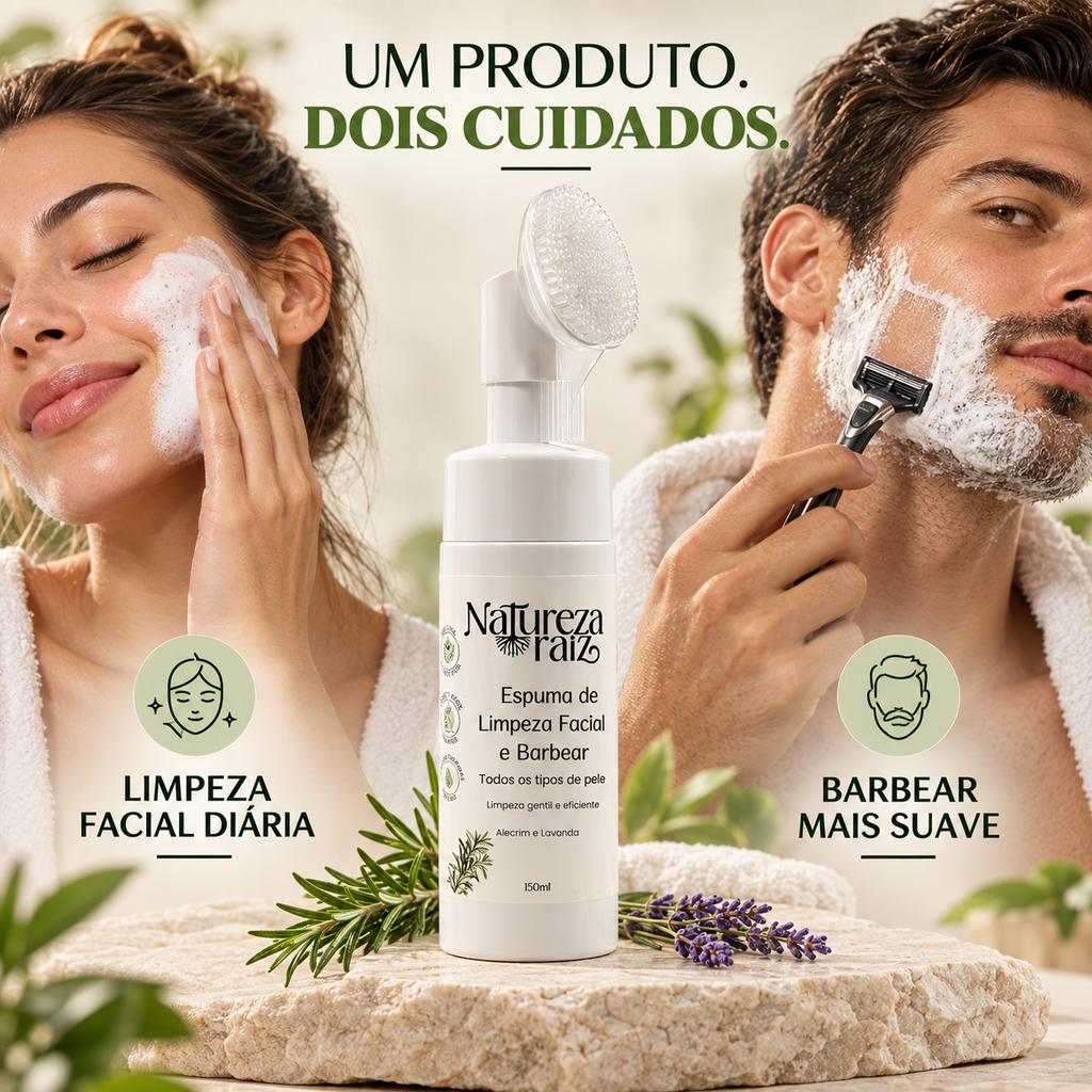 Facial Cleansing and Shaving Foam