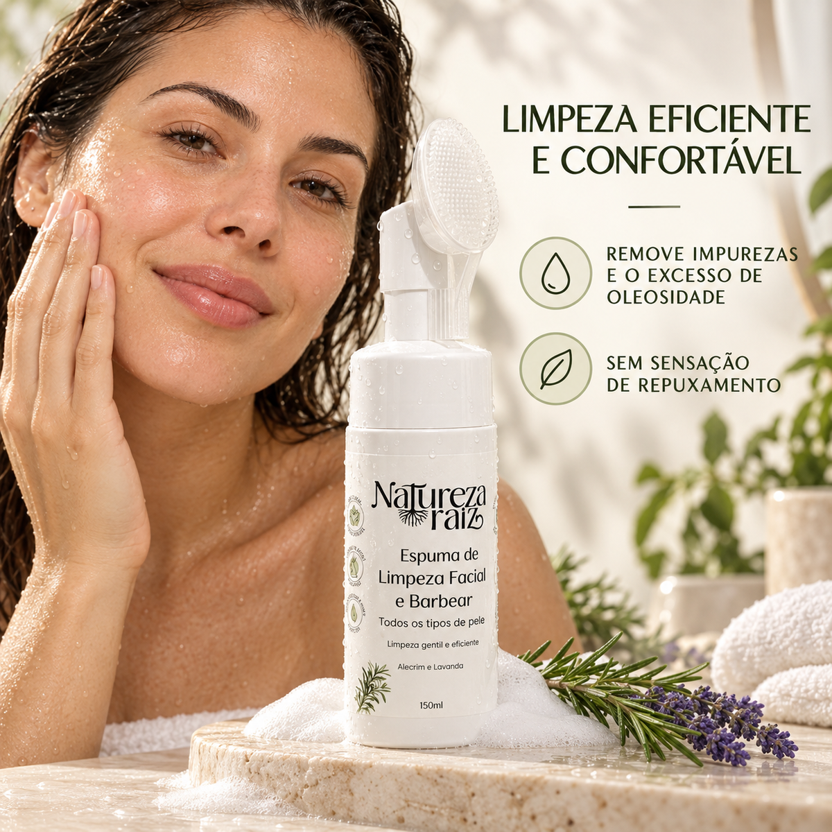 Facial Cleansing and Shaving Foam