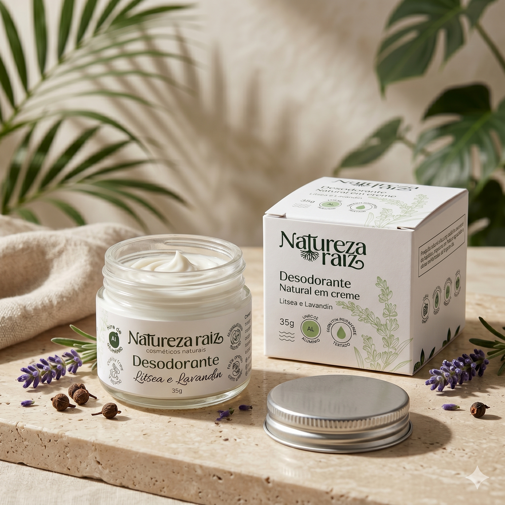 Cream Deodorant Litsea and Lavandin 35g
