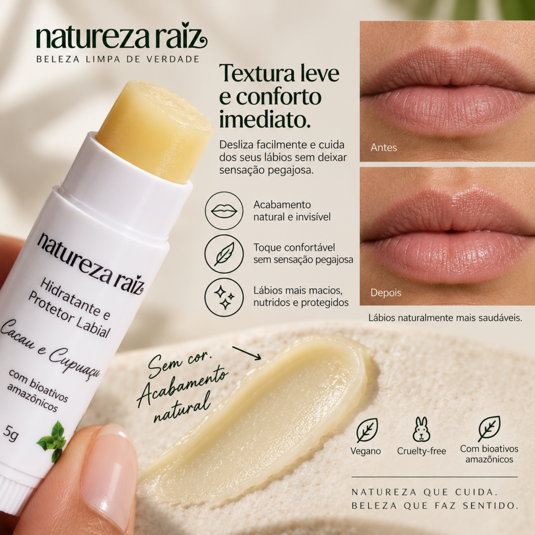 Hidratante labial sin color